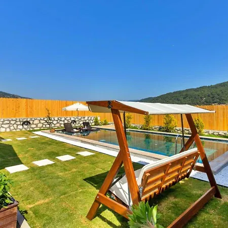 Saribelen 1 Bedroom Secluded With Private Pool Hot Tub Villa Kalkan