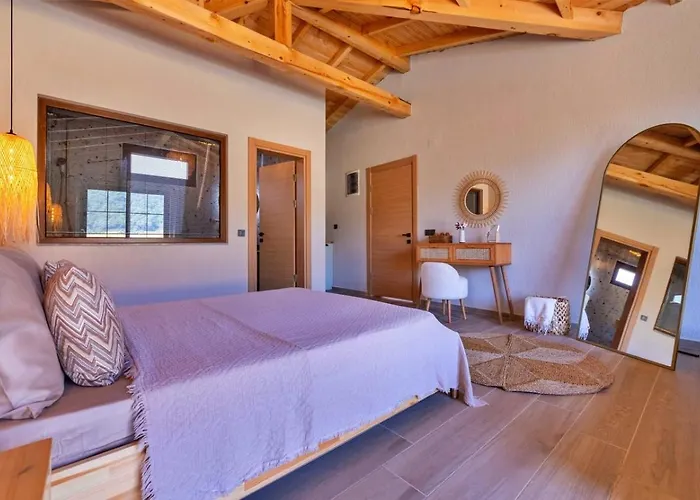 Saribelen 1 Bedroom Secluded With Private Pool Hot Tub Villa Kalkan